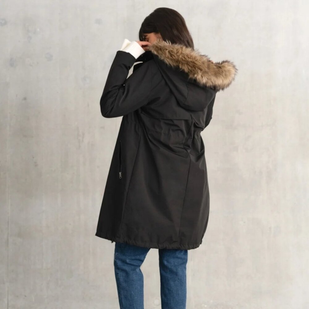 Seraphine Valetta 3 in 1 Maternity Parka (Size 6) - Picture 6 of 13